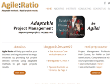 Tablet Screenshot of agileratio.com